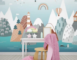 Childrens wallpaper for walls